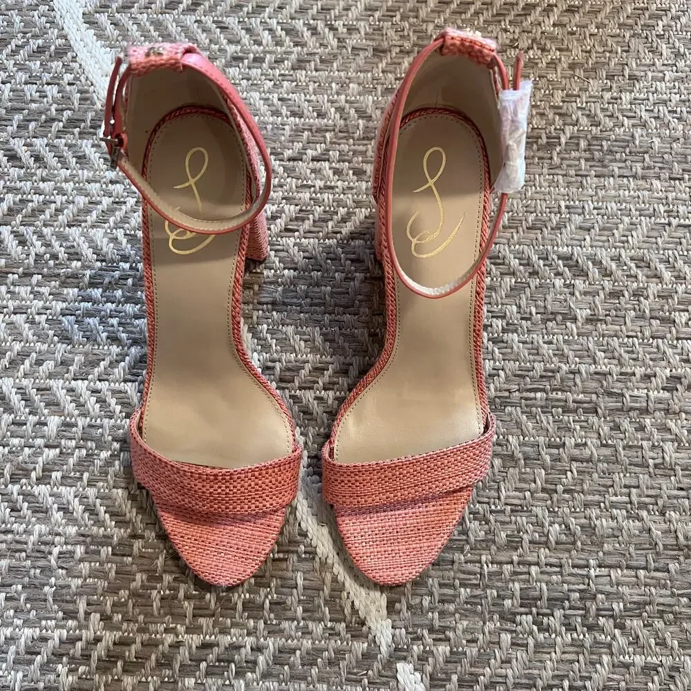 Sam Edelman Yaro coral heel Sz 10.5
